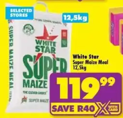 Shoprite White Star Super Maize Meal offer