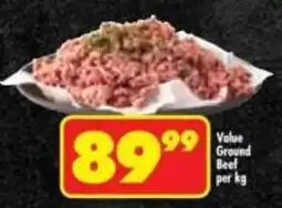 Shoprite Value Ground Beef offer