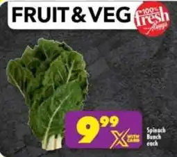 Shoprite Spinach offer