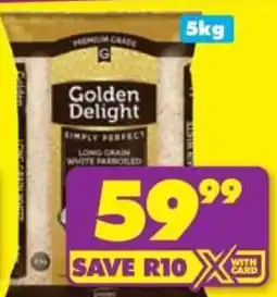 Shoprite Golden Delight Long Grain White Parboiled offer
