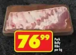Shoprite Pork Belly Ribs offer