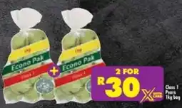 Shoprite Econo Pak Pears offer