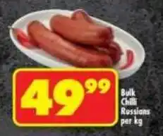 Shoprite Bulk Chilli Russians offer