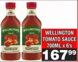 Advance Cash n Carry Wellington's Tomato Sauce offer