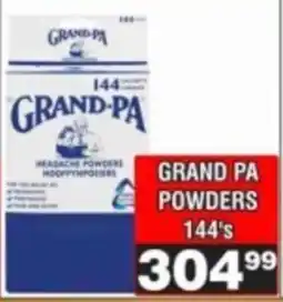 Advance Cash n Carry Grand Pa Powders offer