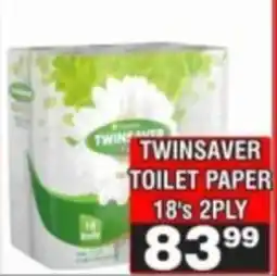 Advance Cash n Carry TWINSAYER TOILET PAPER offer