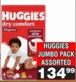 Advance Cash n Carry HUGGIES dry comfort diapers Assorted offer