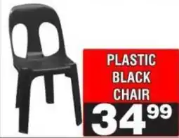 Advance Cash n Carry Plastic Black Chair offer