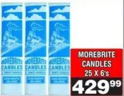 Advance Cash n Carry Morebrite Candles offer