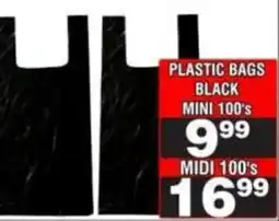 Advance Cash n Carry PLASTIC BAGS BLACK offer