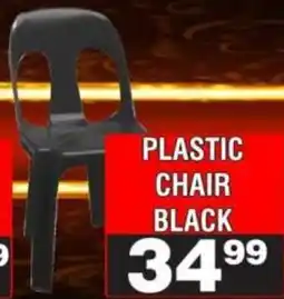 Advance Cash n Carry PLASTIC CHAIR BLACK offer