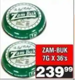 Advance Cash n Carry Zam-Buk offer