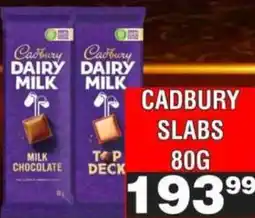 Advance Cash n Carry Cadbury Dairy Milk Top Deck offer