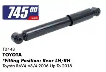 TOYOTA Rear LH/RH