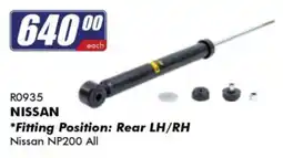 Goldwagen NISSAN Rear LH/RH Shock Absorber offer