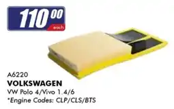 Goldwagen VOLKSWAGEN Air Filter offer