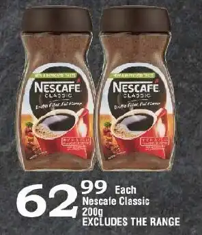 Oxford Freshmarket Nescafe Classic Excludes The Range 200g offer