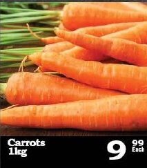 Oxford Freshmarket Carrots 1kg offer