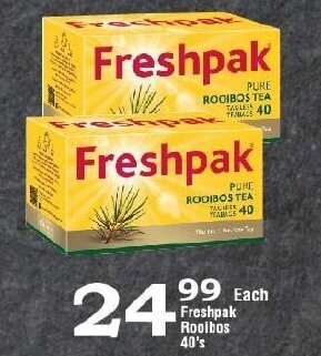 Oxford Freshmarket Freshpak Rooibos 40's offer