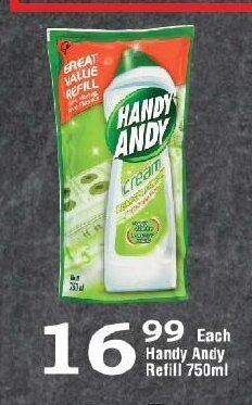 Oxford Freshmarket Handy Andy Refill 750ml offer