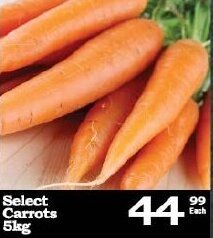 Oxford Freshmarket Select Carrots 5kg offer