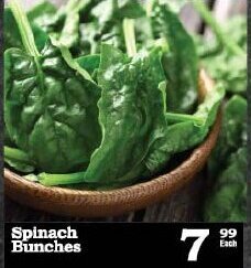 Oxford Freshmarket Spinach Bunches offer
