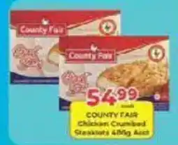 M.A Powertrade County Fair Chicken Crumbed Steaks offer