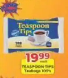 M.A Powertrade Teaspoon Tips Teabags 100's offer