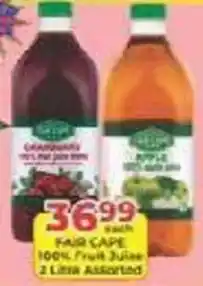 M.A Powertrade Fair Cape 100% Fruit Juice Assorted offer