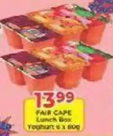 M.A Powertrade Fair Cape Lunch Box Yoghurt offer