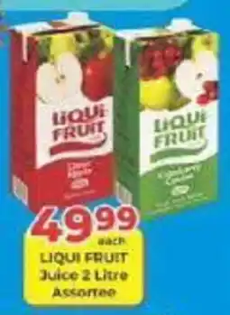 M.A Powertrade LIQUI FRUIT Juice 2 Litre Assorted offer