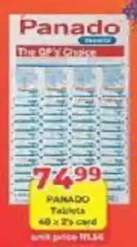 M.A Powertrade Panado Tablets offer