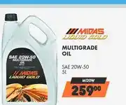 Midas Midas Liquid Gold Multigrade Oil SAE 20W-50 5L offer