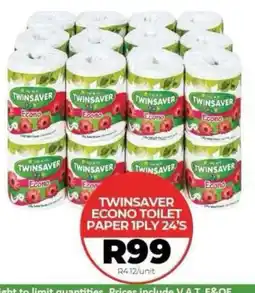 1UP TWINSAYER ECONO TOILET PAPER 1PLY offer