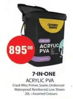 KitKat Cash and Carry Olympic Paints 7-IN-ONE ACRYLIC PVA Assorted offer