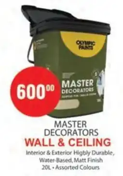 KitKat Cash and Carry Olympic Paints Master Decorators Wall & Ceiling Assorted offer