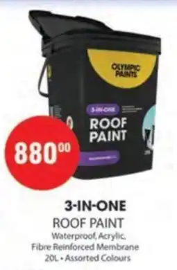 KitKat Cash and Carry Olympic Paints 3-IN-ONE ROOF PAINT Assorted offer