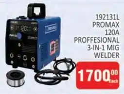 KitKat Cash and Carry 192131L PROMAX 120A PROFFESIONAL 3-IN-1 MIG WELDER offer