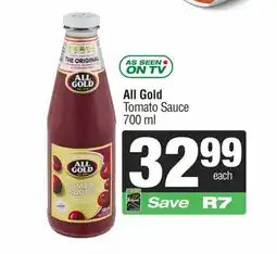 Spar Savemor All Gold Tomato Sauce offer