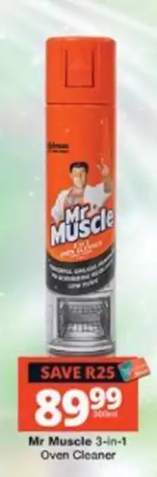 Mr Muscle 3-in-1 Oven Cleaner