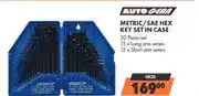 Midas Autogear Metric/SAE Hex Key Set in Case 30 Piece offer