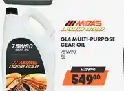 Midas Midas Liquid Gold GL4 Multi-Purpose Gear Oil 75W90 5L offer