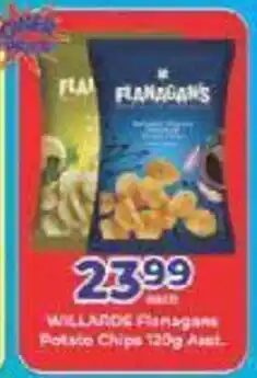 M.A Powertrade Willards Flanagans Potato Chips offer