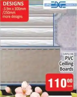 KitKat Cash and Carry Upper Edge PVC Ceiling Boards offer