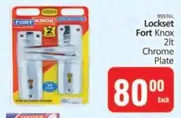 KitKat Cash and Carry Lockset Fort Knox 2lt Chrome Plate offer