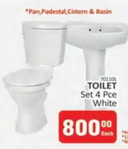 KitKat Cash and Carry TOILET Set 4 Pce White offer