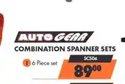 Midas Autogear Combination Spanner Set 6 Piece SCS06 offer