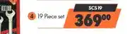 Midas Autogear Combination Spanner Set 19 Piece SCS19 offer