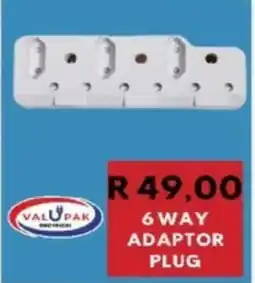Take 'n Pay VALUPAK 6 WAY ADAPTOR PLUG offer