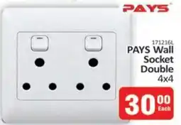 KitKat Cash and Carry PAYS Wall Socket Double 4x4 offer